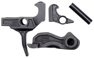 The LBE AK-47 G3 Trigger Group is heat treated to 40-44C Rockwell hardness, and is manufactured of tool-grade carbon steel.